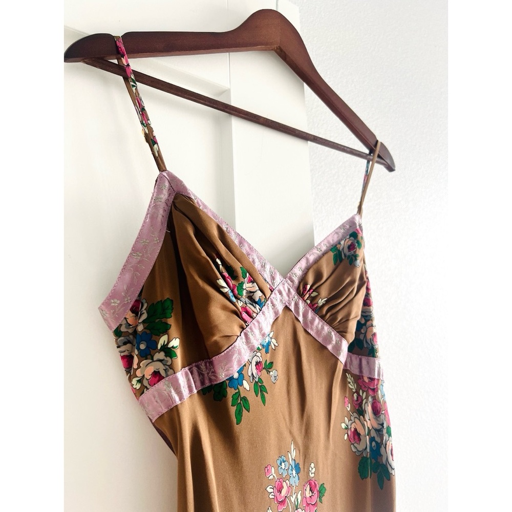 Vintage Betsey Johnson Silk Maxi Dress